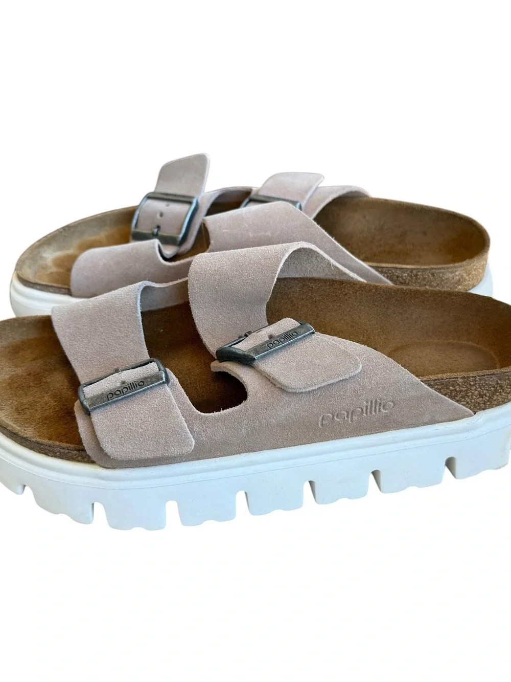 Papilio by Birkenstock chunky platform Arizona sandals women’s 38 - size 7